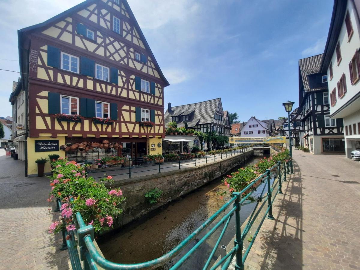 Ferienwohnung Altstadthaus オーバーキルヒ エクステリア 写真